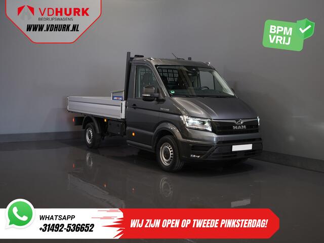 Volkswagen CRAFTER (MAN TGE) 2.0 DSG Aut. Open Laadbak 340x204x40/ Facelift/ LED/ Virtual Cockpit/ Carplay/ Pick Up/ Camera/ Climate/ PDC/ Cruise