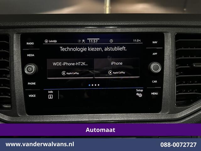 Volkswagen CRAFTER 2.0 TDI 141pk Automaat L3H2 L2H1 Euro6 Airco | Navigatie | Apple Carplay | Chauffeursstoel Cruisecontrol, Stoelverwarming, 270 Graden achterdeuren, Parkeersensoren, 3000kg trekvermogen