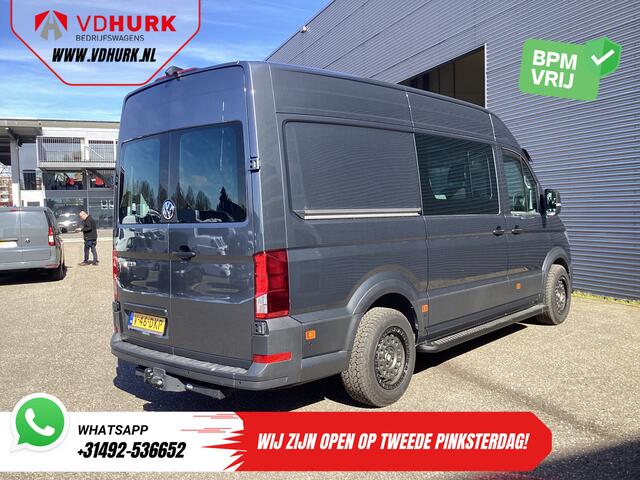 Volkswagen CRAFTER 2.0 TDI 180 pk DSG Aut. L3H3 DC Dubbel Cabine LED/ Adapt.Cruise/ Carplay/ Gev.Stoel/ Airco/ Navi/ Camera/ PDC/ 17"LMV/ Trekhaak
