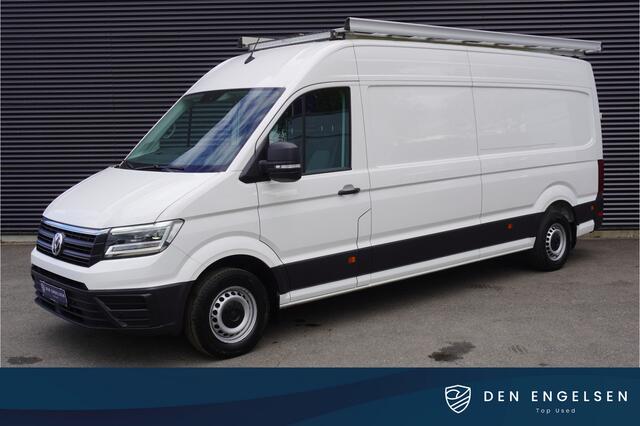 Volkswagen CRAFTER 180pk L4H3/L3H2 LED Imperiaal werkplaats inrichting Cruise control Trekhaak Camera