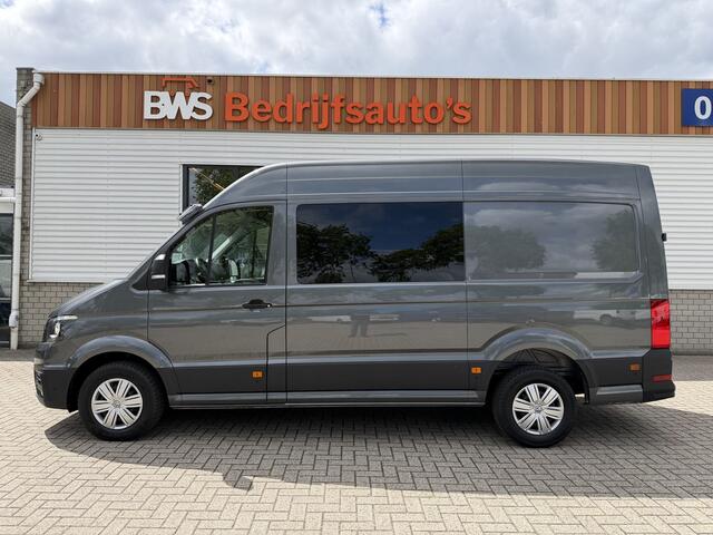 Volkswagen CRAFTER 35 2.0 TDI 177pk L3H3 ( L2H2 ) DC 6 persoons Comfortline / euro 6 / bpm vrij / vaste prijs rijklaar ¤ 31.950 ex btw / lease vanaf ¤ 521 / airco / cruise / grijs metallic !