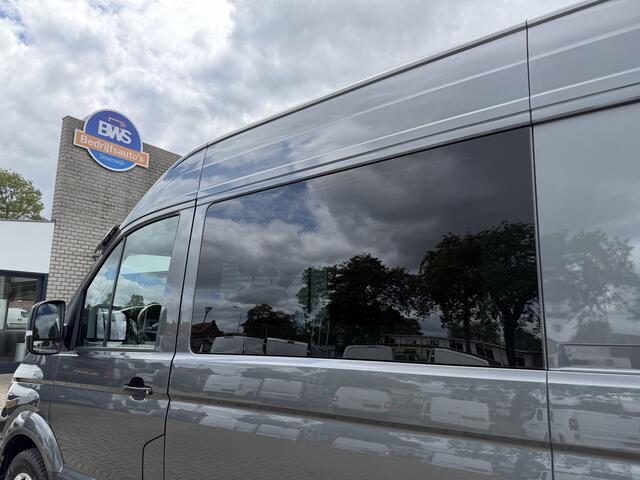 Volkswagen CRAFTER 35 2.0 TDI 177pk L3H3 ( L2H2 ) DC 6 persoons Comfortline / euro 6 / bpm vrij / vaste prijs rijklaar ¤ 31.950 ex btw / lease vanaf ¤ 521 / airco / cruise / grijs metallic !