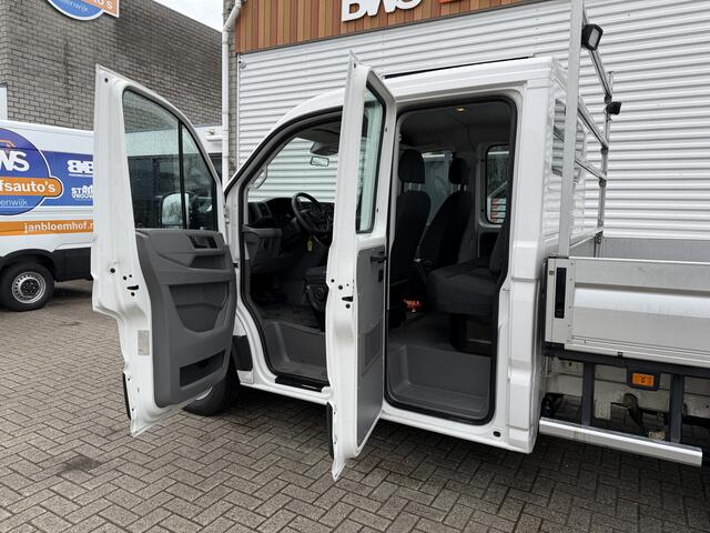 Volkswagen CRAFTER 35 2.0 TDI 177pk L3 EL DC 6 persoons Comfortline / RWD achterwielaandrijving / euro 6 / lease vanaf ¤ / trekhaak 3500kg / camera / bpm vrij / vaste prijs rijklaar ¤ 23.950 ex btw