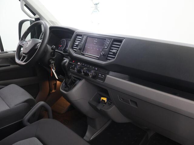 Volkswagen CRAFTER 2.0 TDI | AUT. | L4 H3 | DUBBEL CABINE | LAADKLEP | 177 PK | ADAPTIEVE CRUISE CONTROL | 7-ZITS DC | LED | CARPLAY | ANDROID AUTO | ACHTERUITRIJCAMERA | PARKEERSENSOREN | STUURWIEL VERWARMING | METALLIC LAK