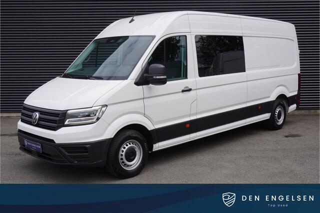 Volkswagen CRAFTER 180pk L4H3/L3H2 Facelift Dubbele cabine Trekhaak Digitaal Dashboard LED Airco Camera Parkeersensoren 7 persoons