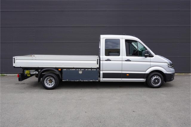 Volkswagen CRAFTER 180pk Automaat Dubbellucht Open laadbak LED Trekhaak Dubbele cabine Cruise control Navigatie