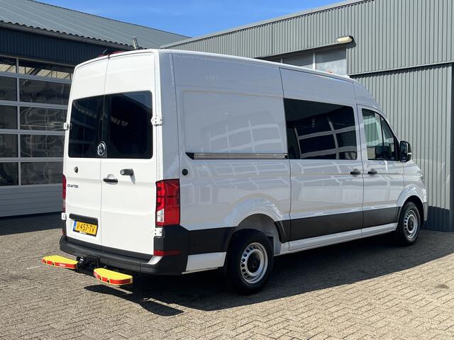 Volkswagen CRAFTER 35 2.0 TDI L3H3/L2H2 Werkplaatsinrichting Kastinrichting Servicewagen Omvormer Standkachel Airco Cruise controle Tekhaak 3000kg Camera Telefoonverbinding 1e eigenaar Dealer onderhouden Euro 6 Ex overheid