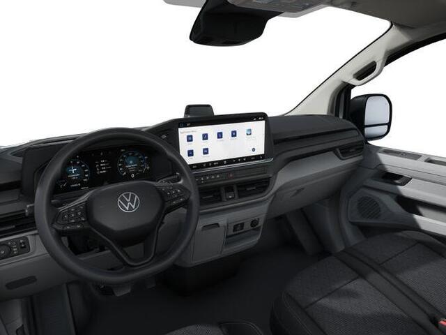 Volkswagen E-Transporter Bedrijfswagens Bestelwagen L2 elektromotor 100 kW (136 pk) 3500 m | Trekhaak | Parkeersensoren achter | Houten laadvloer | Achterdeuren