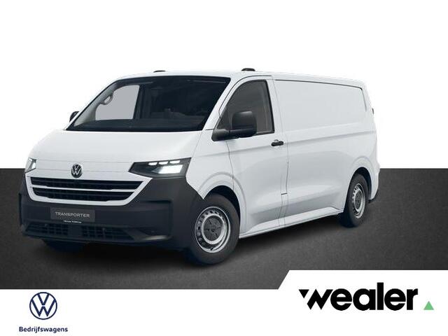 Volkswagen E-Transporter Bedrijfswagens Bestelwagen L2 elektromotor 100 kW (136 pk) 3500 m | Trekhaak | Parkeersensoren achter | Houten laadvloer | Achterdeuren