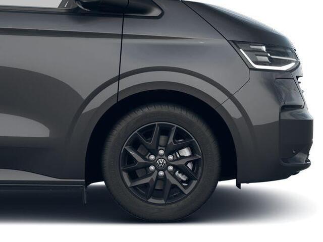 Volkswagen E-Transporter Bedrijfswagens Bulli L2 Elektromotor 160 kW (218 pk) 3500 mm | Trekhaak elektrisch | Houten laadvloer | Zijwandbekleding | Elektrische schuifdeur | Stuurwiel verwarmd