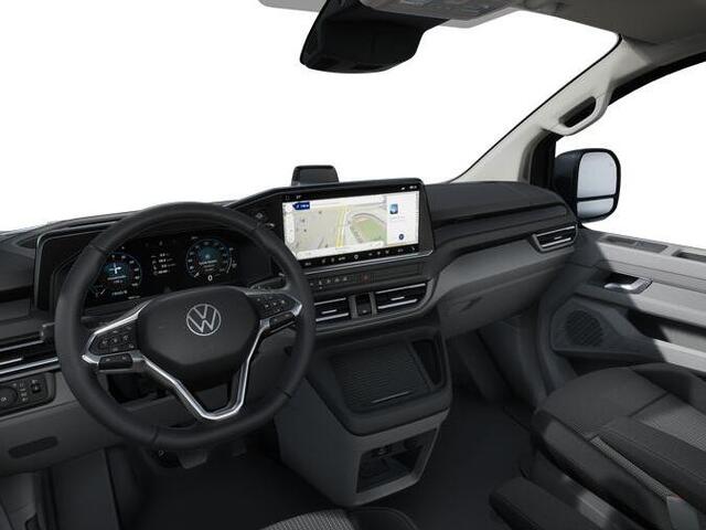 Volkswagen E-Transporter Bedrijfswagens Bulli L2 Elektromotor 160 kW (218 pk) 3500 mm | Trekhaak elektrisch | Houten laadvloer | Zijwandbekleding | Elektrische schuifdeur | Stuurwiel verwarmd