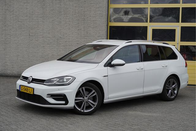 Volkswagen GOLF Variant 1.5 TSI 150PK! Automaat 2x R-Line BJ2019 Lmv 17" | Led | Pdc | Navi | Keyless entry | Sideskirts | Trekhaak | App-Connect | Virtual cockpit | Climate control | Cruise control | Sportstoelen | R-Line stuurwiel | Zwarte hemel | Extra getint glas