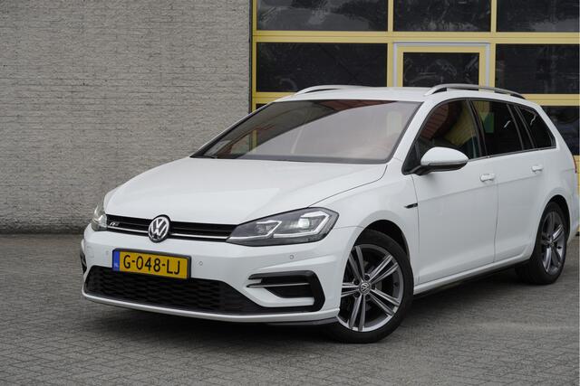 Volkswagen GOLF Variant 1.5 TSI 150PK! Automaat 2x R-Line BJ2019 Lmv 17" | Led | Pdc | Navi | Keyless entry | Sideskirts | Trekhaak | App-Connect | Virtual cockpit | Climate control | Cruise control | Sportstoelen | R-Line stuurwiel | Zwarte hemel | Extra getint glas