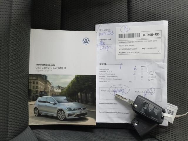 Volkswagen GOLF 1.5 TSI Comfortline (131 PK) 1e-Eig. & Keurig-Onderh. BOVAG-Garantie. NL-Auto.