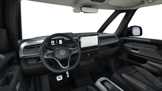 Volkswagen ID. Buzz Bedrijfswagens Pro Bulli 210 kW (286 pk) Elektromotor 7pers | 19 inch lichtmetaal | 7 zits pakket | Levering 2026 | Design Pakket | Interieur Pakket 'ArtVelours' inclusief zwart stuurwiel | Trekhaak |
