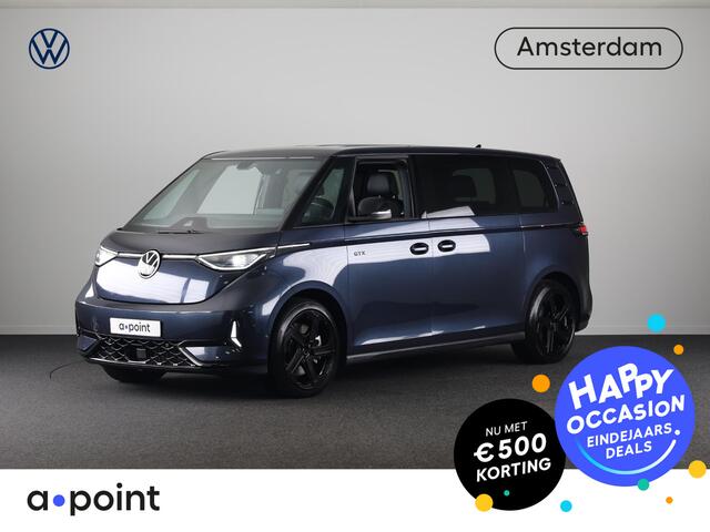 Volkswagen ID. Buzz GTX 86 kWh LWB 7p. 340 pk | Verlengde garantie | Navigatie | Trekhaak (wegklapbaar) | Parkeersensoren (Park assist) | Achteruitrijcamera | Stoelverwarming v/a |