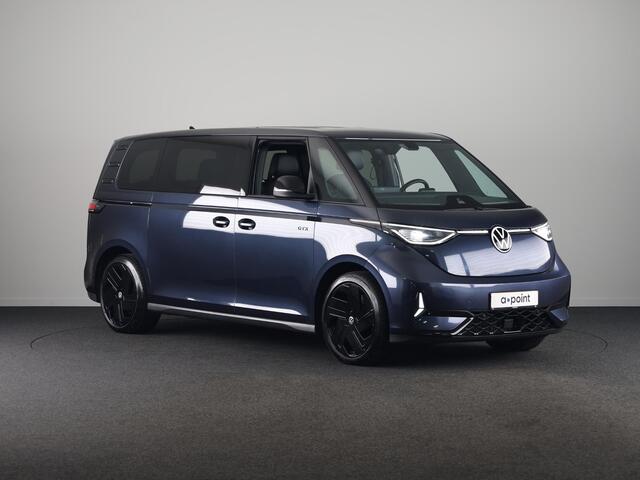 Volkswagen ID. Buzz GTX 4MOTION 86 kWh LWB 7p. 340 pk | SoH 100% | Verlengde garantie | Navigatie | Trekhaak (wegklapbaar) | Parkeersensoren (Park assist) | Achteruitrijcamera | Stoelverwarming v/a |