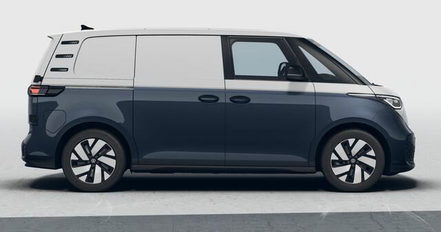 Volkswagen ID. Buzz Cargo Anniversary Edition 286pk 86kWh > Gelimiteerde editie; netto prijs excl. BTW en kosten rijklaarmaken < | Climatronic | Achterdeuren | Trekhaak |