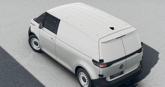 Volkswagen ID. Buzz Cargo Bedrijfswagens Economy Business 210 kW (286 pk) Elektromotor | Voorstoelen verwarmbaar | Bekleding, stof robuust | 360 graden camera | Trekhaak | Assistance pakket plus |