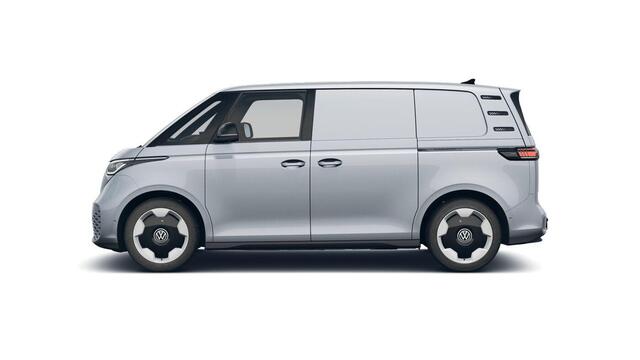 Volkswagen ID. Buzz Cargo Bedrijfswagens Anniversary Edition 4M 340 pk 250 kW elektromotor | 4 Motion | Achteruitrijcamera (Rear View) inclusief 360 graden camera (Area View) | Assistance Pakket Plus | Digitale radio-ontvangst (DAB+) | Navigatie 'Discover Pro' | Anniversary Editio