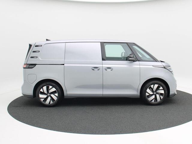 Volkswagen ID. Buzz Cargo Bedrijfswagens Anniversary Edition 79 kWh 286 pk | Stoelverwarming | Achteruitrijcamera | Bijrijdersbank | Adaptive cruisecontrol | Voorruit verwarming | App connect | Achterlep met ruit |