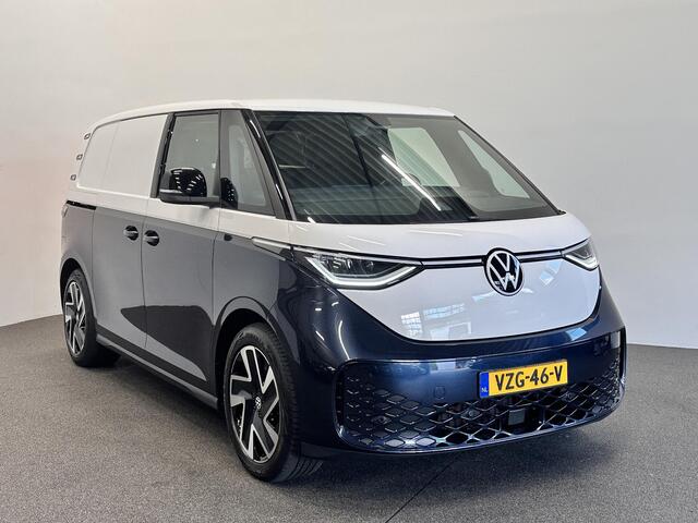 Volkswagen ID. Buzz Cargo 77 kWh Nieuwprijs ¤71233! Airco Navi Wireless Carplay IQ Light 20" LM Velgen Adaptive Cruise Control PDC VA + Camera Stoelverwarming Voorruit verwarming 3-Zits