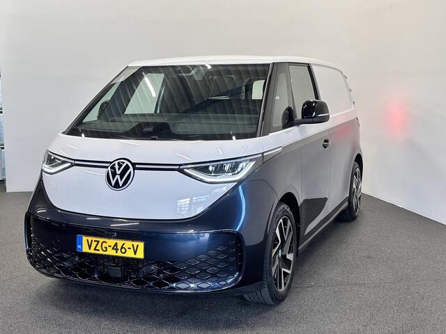 Volkswagen ID. Buzz Cargo 77 kWh Nieuwprijs ¤71233! Airco Navi Wireless Carplay IQ Light 20" LM Velgen Adaptive Cruise Control PDC VA + Camera Stoelverwarming Voorruit verwarming 3-Zits