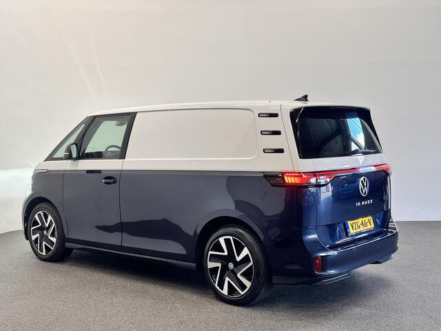 Volkswagen ID. Buzz Cargo 77 kWh Nieuwprijs ¤71233! Airco Navi Wireless Carplay IQ Light 20" LM Velgen Adaptive Cruise Control PDC VA + Camera Stoelverwarming Voorruit verwarming 3-Zits