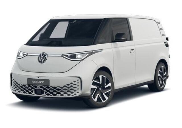 Volkswagen ID. Buzz Cargo ID. Buzz Cargo 286 pk Bulli Edition, Achteruitrijcamera, Bijrijdersbank, Navigatie, Achterdeuren, Trekhaak, Warmtepomp