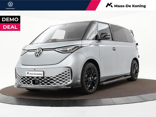 Volkswagen ID. Buzz Cargo Bedrijfswagens Bulli Edition 79kWh 286pk · Sidesteps · Achterspoiler · Voorspoiler · 20" LM velgen · Glaslook panelen ·