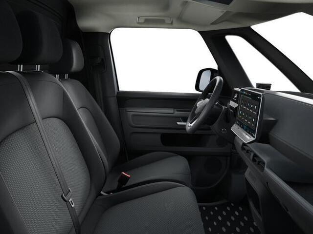 Volkswagen ID. Buzz Cargo Bedrijfswagens Bulli Edition Elektromotor 210 kW (286 pk) 2988 mm | Navigatiesysteem | Climate control | Alarm klasse 3 | 20 inch Stockton velgen | 360° graden | Stuurwiel verwarmd | Trekhaak elektrisch | Zijwandbekleding