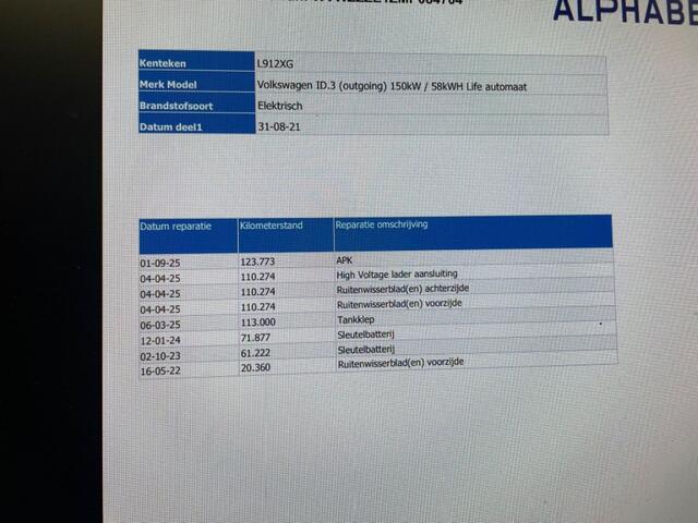 Volkswagen ID.3 Life 58 kWh - Carplay, Navi, Cruise, Stoel/Stuur verwarming