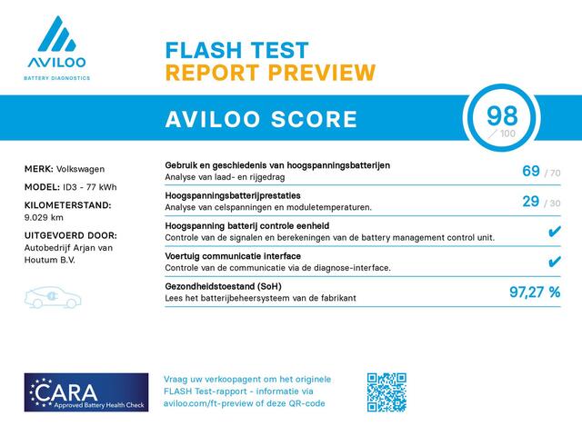 Volkswagen ID.3 Pro S 77 kWh Navigatie, Achteruitrijcamera, ACC