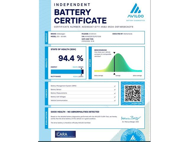 Volkswagen ID.3 58kWh 1ST PLUS/ TREKHAAK/ CAMERA/ KEYLESS/ SOH 94%