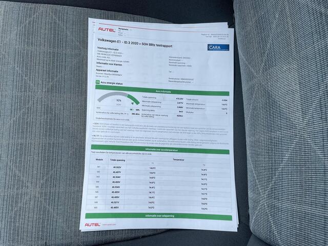 Volkswagen ID.3 Pro Edition 58 kWh 92% SOH | MEGA COMPLEET! | ADAPTIVE CRUISE | STOELVERWARMING | PANORAMADAK | 360 CAMERA | DODE HOEK SENSOR