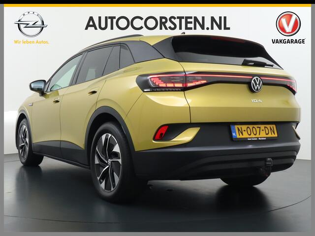 Volkswagen ID.4 Pro Max 77kWh Ergo-Active Elek. Stoelen Memory Trekhaak Warmtepomp Panoramadak Head-Up 360°Camera Apple Carplay Android Auto Adap.Cruise Elek.Achterklep Stoel+Stuurverwarming DAB Keyless Advanced 1e Eigenaar Origineel Nederlandse Auto Zeer Compleet!