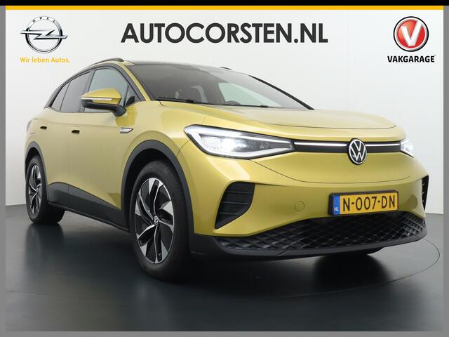Volkswagen ID.4 Pro Max 77kWh Ergo-Active Elek. Stoelen Memory Trekhaak Warmtepomp Panoramadak Head-Up 360°Camera Apple Carplay Android Auto Adap.Cruise Elek.Achterklep Stoel+Stuurverwarming DAB Keyless Advanced 1e Eigenaar Origineel Nederlandse Auto Zeer Compleet!