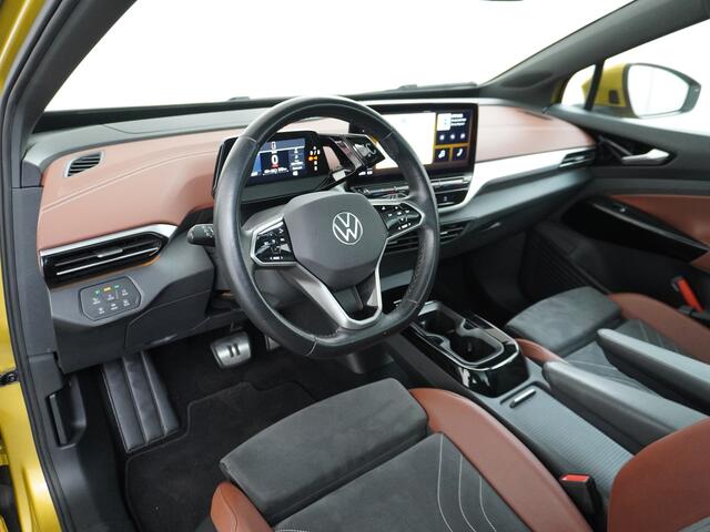 Volkswagen ID.4 Pro Max 77kWh Ergo-Active Elek. Stoelen Memory Trekhaak Warmtepomp Panoramadak Head-Up 360°Camera Apple Carplay Android Auto Adap.Cruise Elek.Achterklep Stoel+Stuurverwarming DAB Keyless Advanced 1e Eigenaar Origineel Nederlandse Auto Zeer Compleet!