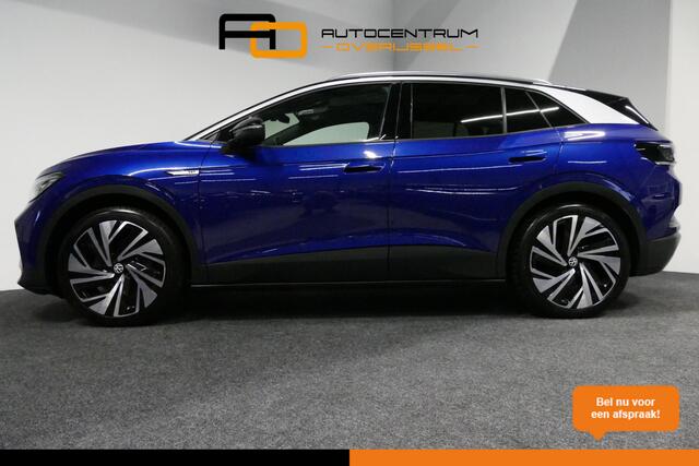 Volkswagen ID.4 First Max 77 kWh / Panoramadak / Matrix LED IQ.Light / Elektr. verstelbare voorstoelen + memory / HUD Augmented Reality / Rondomzichtcamera / Apple Carplay - Android Auto / Stoelverwarming / 21'' LMV / Keyless / Achteruitrijcamera / Navigatie / Stuurwielv