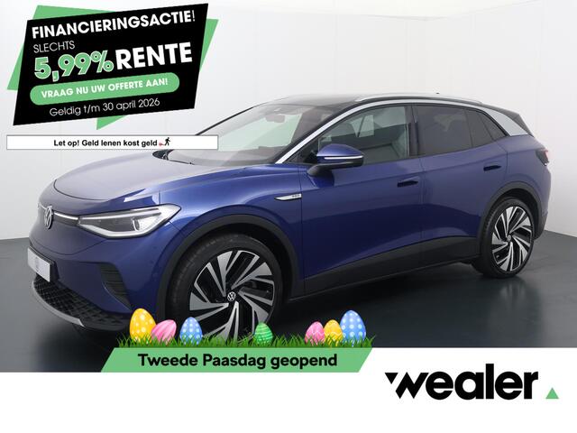Volkswagen ID.4 Pro 77 kWh | 204 PK | SoH 94% | Trekhaak wegklapbaar | Panoramadak | Area view 360 graden | Head-up display | 21" LM velgen | Matrix LED koplampen | Voorstoelen verwarmd |