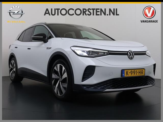 Volkswagen ID.4 First 82kWh Trekhaak Warmtepomp SOH 90% Adap.Cruise Stoelverwarming Apple Carplay Android Auto Navi Ecc Camera Lmv 20" Voorruitverwarming Privacy Glas Led DAB 1.000KG Trekgewicht Origineel Nederlandse Auto