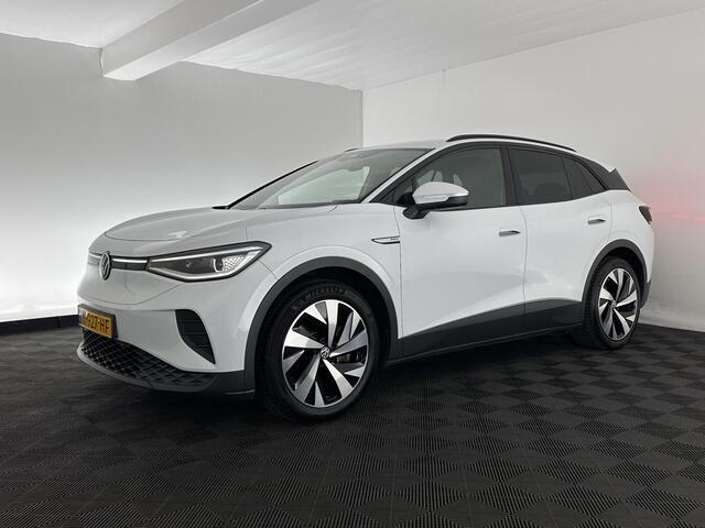Volkswagen ID.4 Business 77 kWh [ 3-Fase-11kW ] {SOH-83%} (INCL.BTW) *LEATHER-FABRIC | ADAPTIVE-CRUISE | FULL-LED | HEATED-COMFORTSEATS | KEYLESS | CAMERA | DIGI-COCKPIT | DAB | NAVI-FULLMAP | PRIVACY-GLASS | ECC | PDC | TOWBAR | 19''ALU*