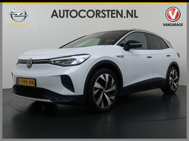 Volkswagen ID.4 First 82kWh SOH 90% Warmtepomp Trekhaak Camera Adap.Cruise Apple Carplay Android Auto Stuur+Stoelverwarming Navi Ecc Pdc Lmv 20" Led Wifi Voorruitverwarming DAB Isofix Verkeersbord detectie 1.000KG Trekgewicht 1e Eigenaar Dealeronderhouden