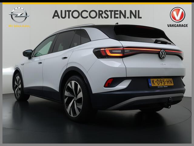 Volkswagen ID.4 First 82kWh SOH 90% Warmtepomp Trekhaak Camera Adap.Cruise Apple Carplay Android Auto Stuur+Stoelverwarming Navi Ecc Pdc Lmv 20" Led Wifi Voorruitverwarming DAB Isofix Verkeersbord detectie 1.000KG Trekgewicht 1e Eigenaar Dealeronderhouden