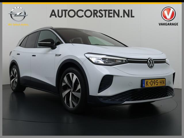 Volkswagen ID.4 First 82kWh SOH 90% Warmtepomp Trekhaak Camera Adap.Cruise Apple Carplay Android Auto Stuur+Stoelverwarming Navi Ecc Pdc Lmv 20" Led Wifi Voorruitverwarming DAB Isofix Verkeersbord detectie 1.000KG Trekgewicht 1e Eigenaar Dealeronderhouden