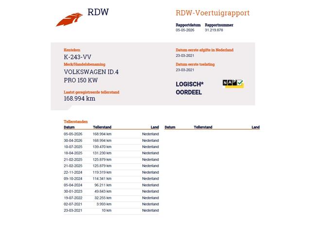 Volkswagen ID.4 1st 82kWh SOH 89,4% Trekhaak Warmtepomp Navi Ecc Camera Stoel+Stuurverwarming Apple Carplay Android Auto Pdc Lmv 20" Privacy Glas Led Isofix Voorruitverwarming DAB Rijstrooksensor 1.000KG Trekgewicht 1e Eigenaar Dealeronderhouden Origineel Nederlandse Aut