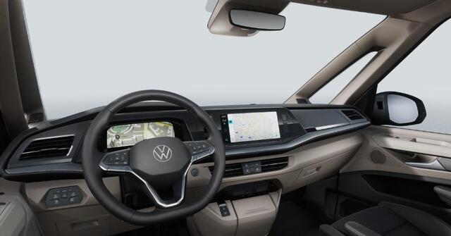 Volkswagen MULTIVAN Bulli L2 1.5 eHybrid L2 4Motion DSG | Soundsystem "Harman Kardon" | Wegklapbare trekhaak, met elektrische ontgrendeling | Zitopstelling 2-2-3 met vis-a-vis mogelijkheid, met armleuningen | Comfortstoelen met leder "Savona", elektrisch verstelbaar |