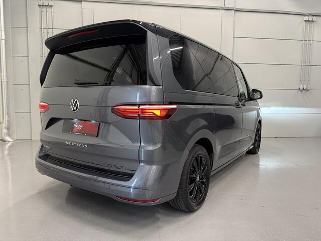 Volkswagen MULTIVAN 1.4 eHybrid EDITION 7p. IQ-LIGHT/TREKHAAK/H&K/LEER-ALCANTARA/CAMERA/ACC/SFEER/ELECTR.SCHUIFDEUREN/18"BLACK/EL.A.KLEP/BLACK-OPTIC/INDIUMGRAU-ZWART DAK/VOLLEDIG VW DEALER HISTORIE