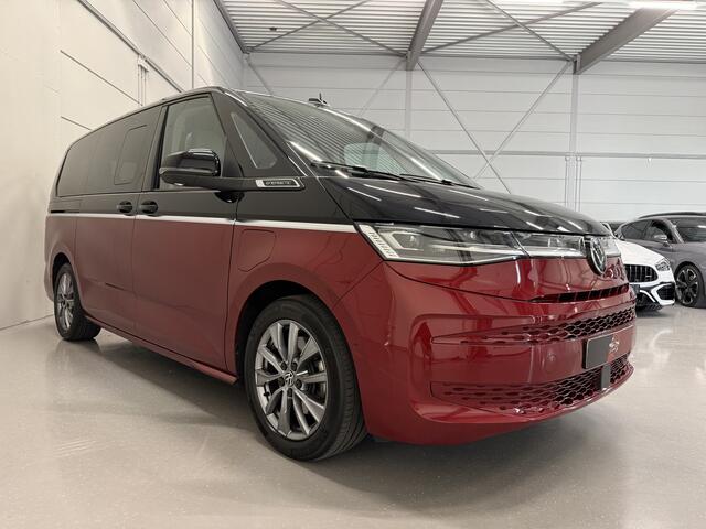 Volkswagen MULTIVAN 1.4 eHybrid L2 Energetic 6p. PANO/TREKHAAK/HEAD-UP/STANDKACHEL/LEER-MASSAGE-VENTILATIE/MEMORY/H&K/ACC/18"/ADAPTIVE-ONDERSTEL/SFEER/ELECTR.SCHUIFDEUREN/360CAMERA/TWO-TONE/VOLLEDIG VW DEALER HISTORIE