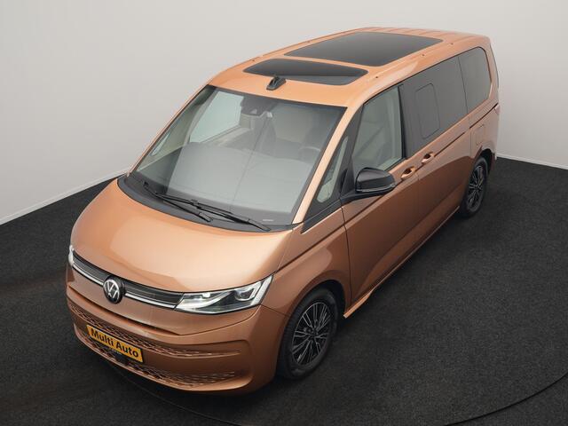 Volkswagen MULTIVAN 1.4 eHybrid L1H1 Style 7 Persoons PHEV 218pk | Trekhaak Af Fabriek | Panodak | Alcantara Sportstoelen & Stuur Verwarmd Adaptive Cruise | Camera | IQ Light | Apple Carplay | Blis | Navigatie | DAB | Plug In Hybrid |